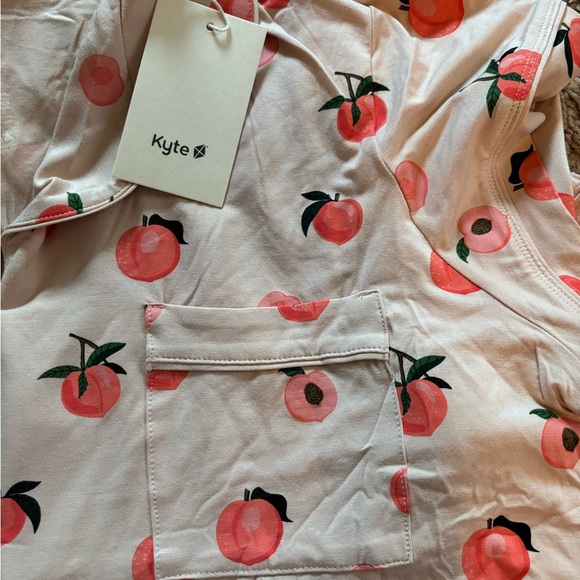 NWT Kyte BABY Peach Pajamas - Picture 3 of 3